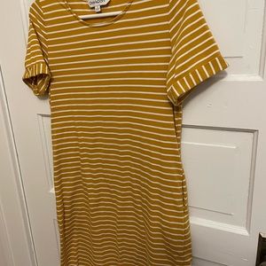 Davi & Dani Striped Dress